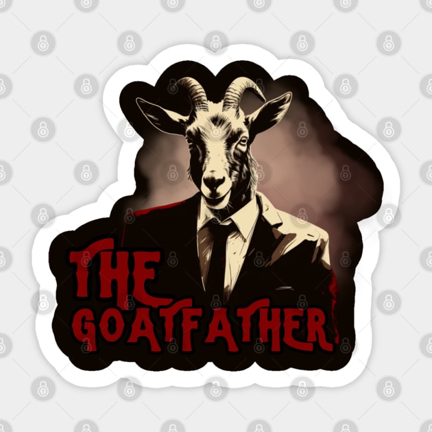 THE GOATFATHER Sticker by Pattyld